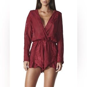 Lioness Baby Brooke Lace Romper Size XS